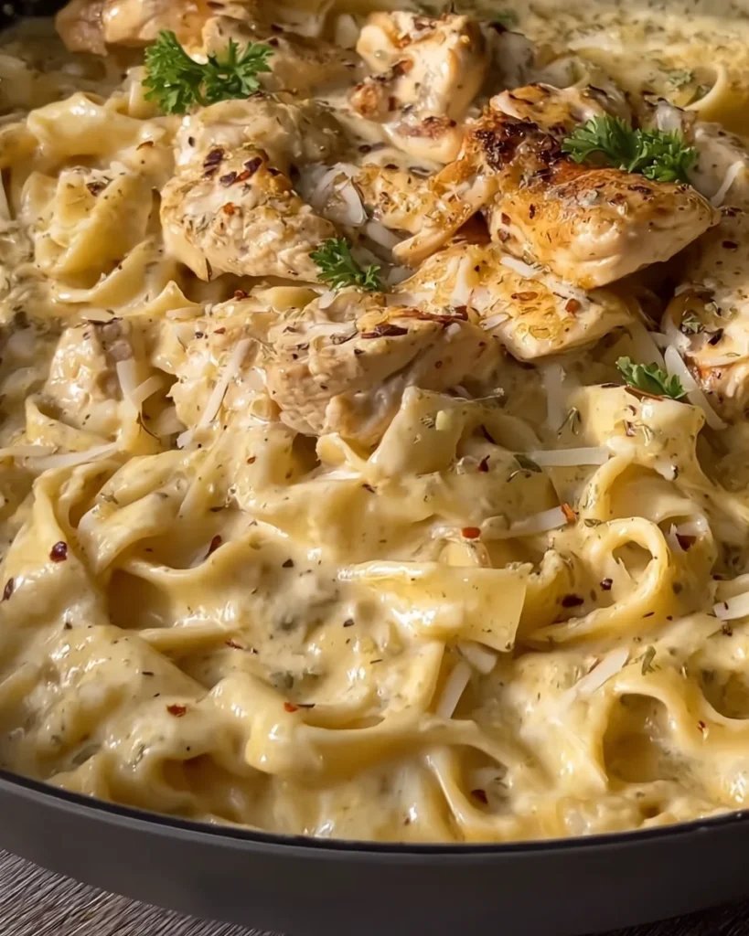 Garlic Chicken Parmesan Pasta
