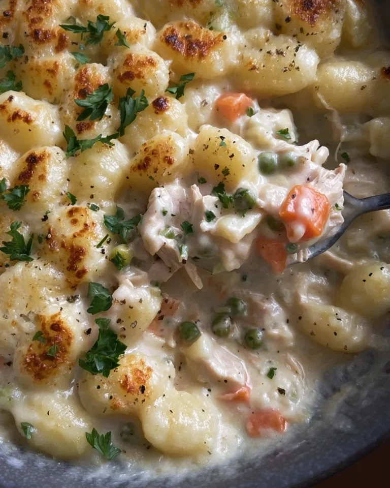 Gnocchi Topped Chicken Pot Pie