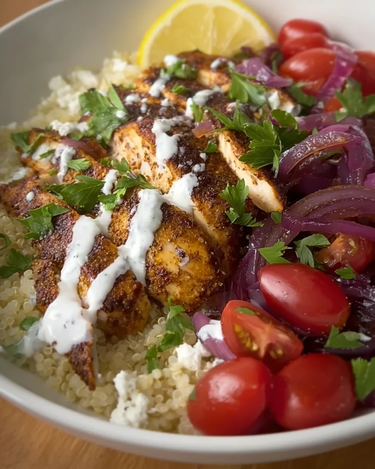 Healthy Chicken Shawarma Bowls