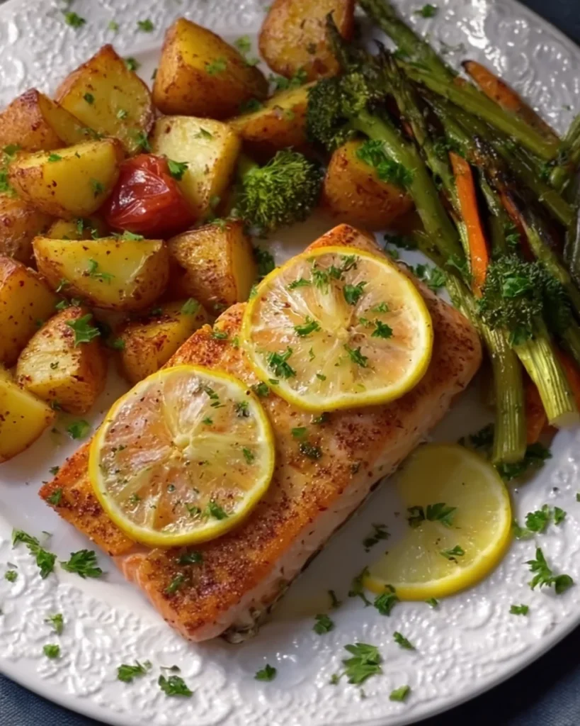 Healthy Sheet Pan Salmon