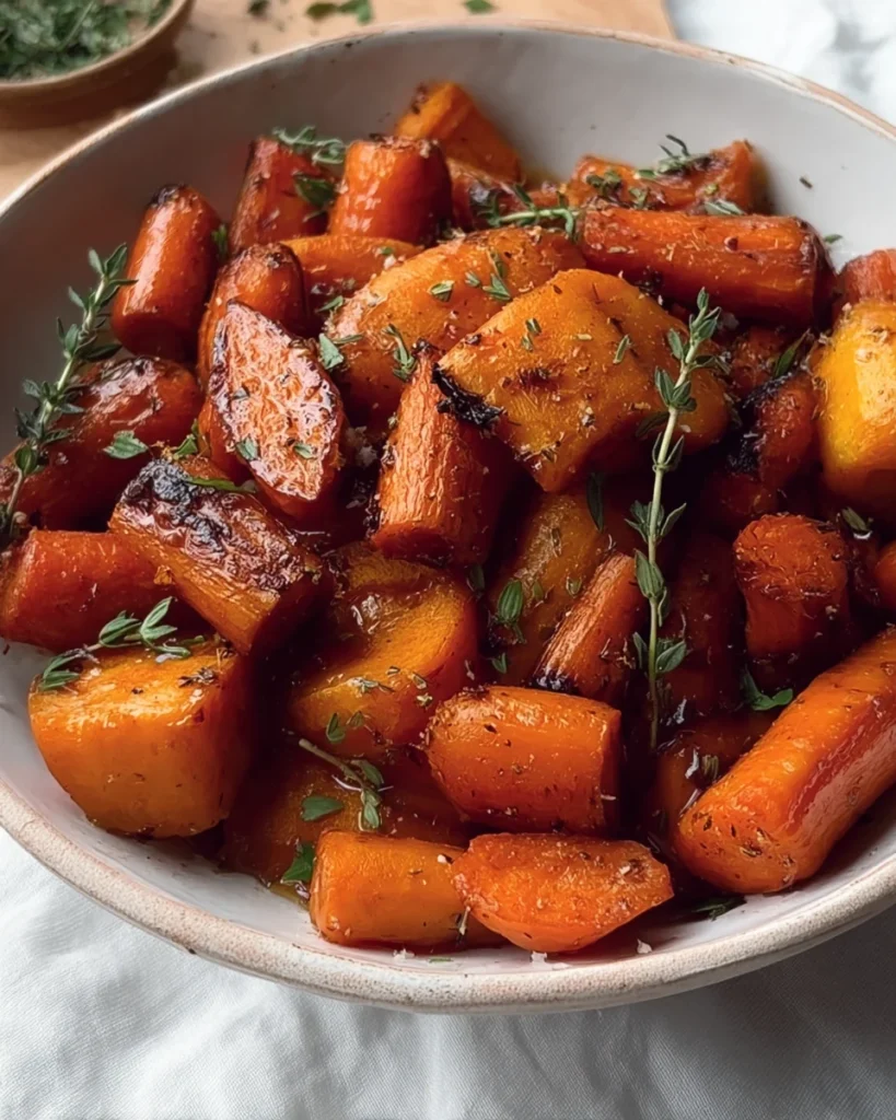 Honey Roasted Carrots and Sweet Potatoes