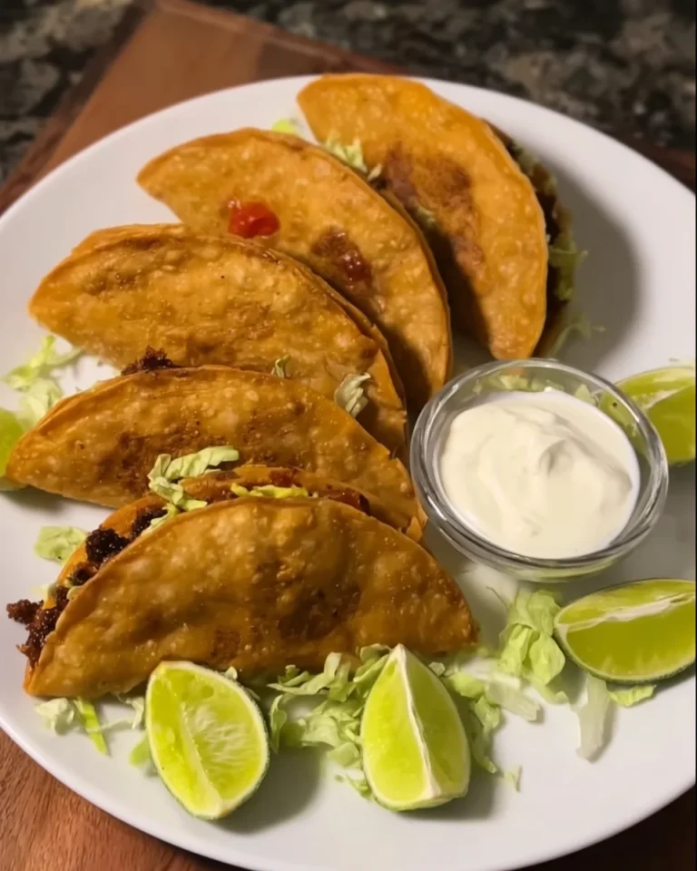 Keto Crispy Chicken Tacos Recipe