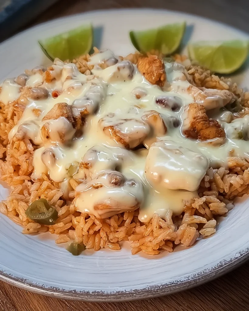 Mexican Cheesy Chicken & Rice