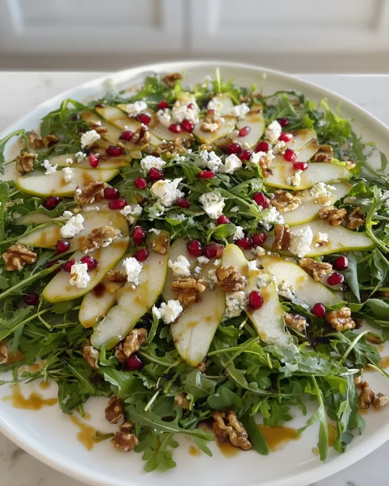 Pear and Arugula Salad