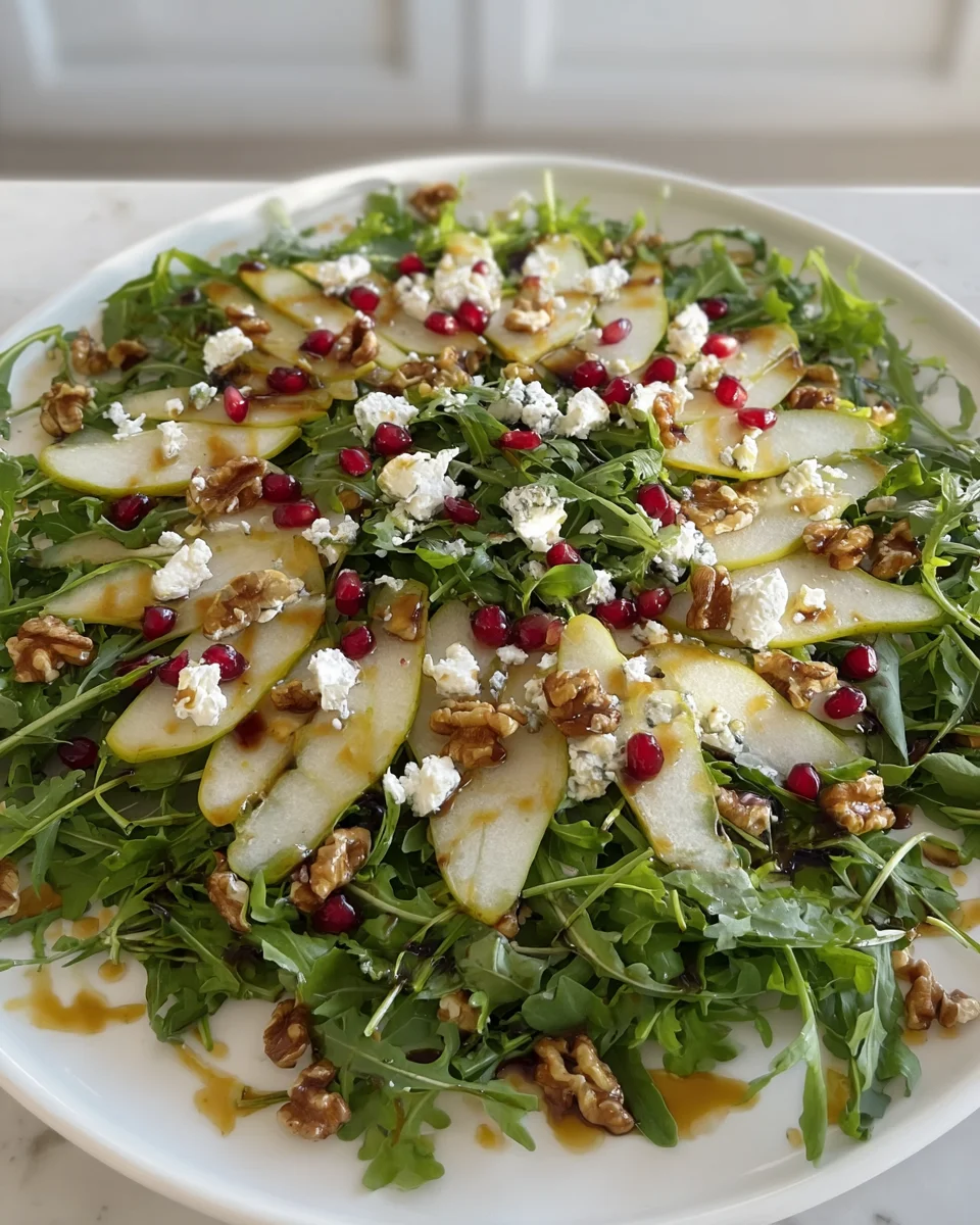 Pear and Arugula Salad