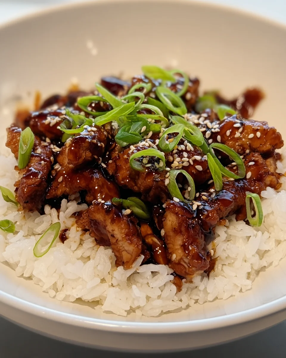 STICKY HONEY SOY CHICKEN BOWL