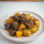 Steak Bites & Garlic Butter Potatoes