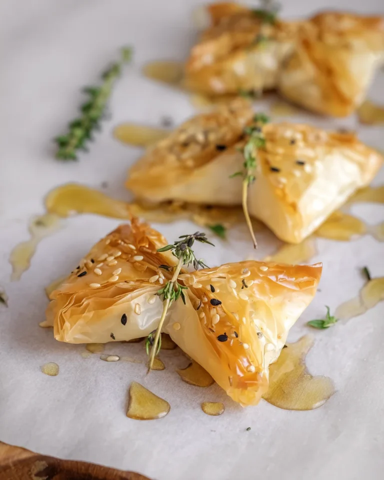 Bow-shaped Feta Phyllo Pastry