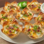 Jalapeno Popper Wonton Cups