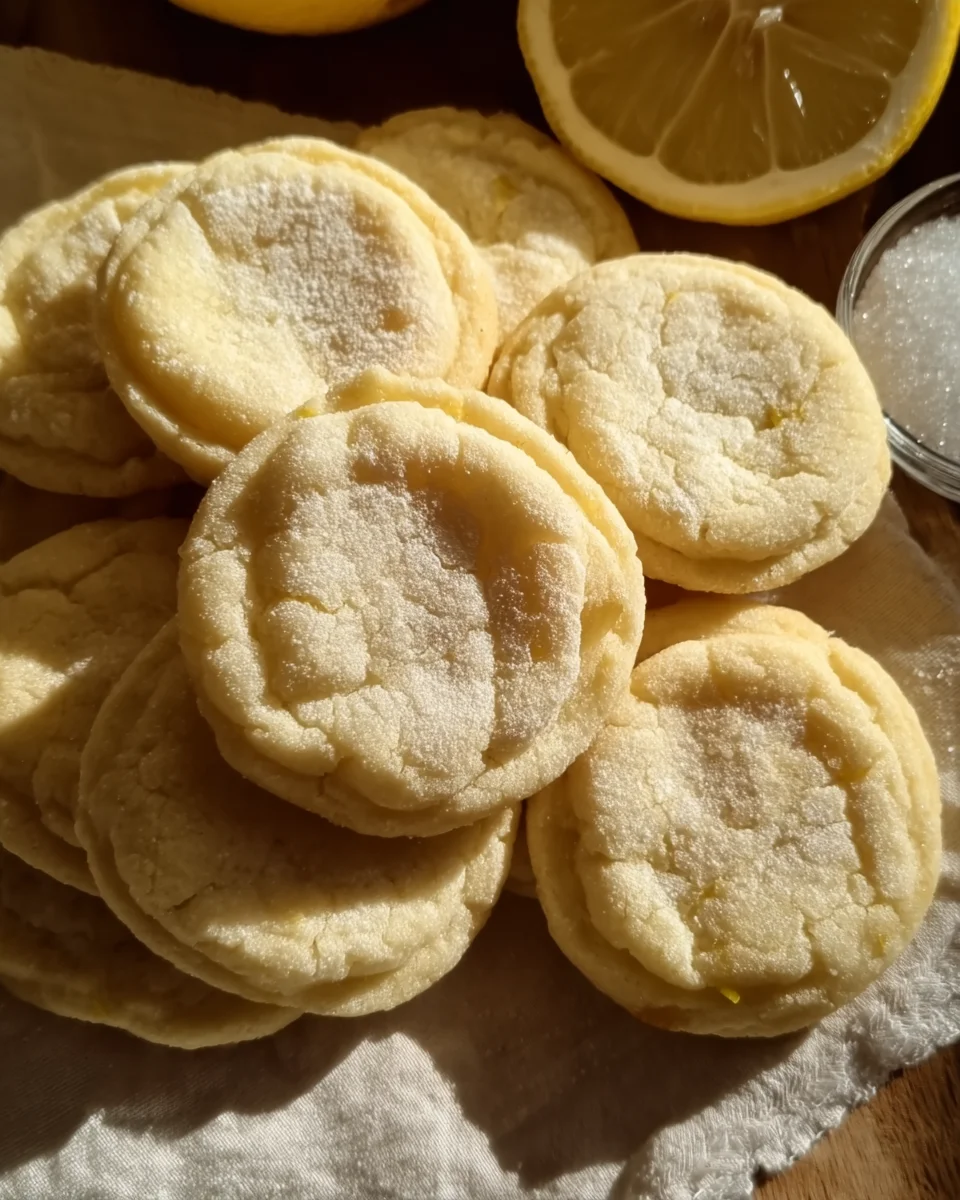 Soft & Chewy Lemon Cookies