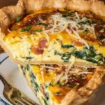Spinach Bacon Quiche
