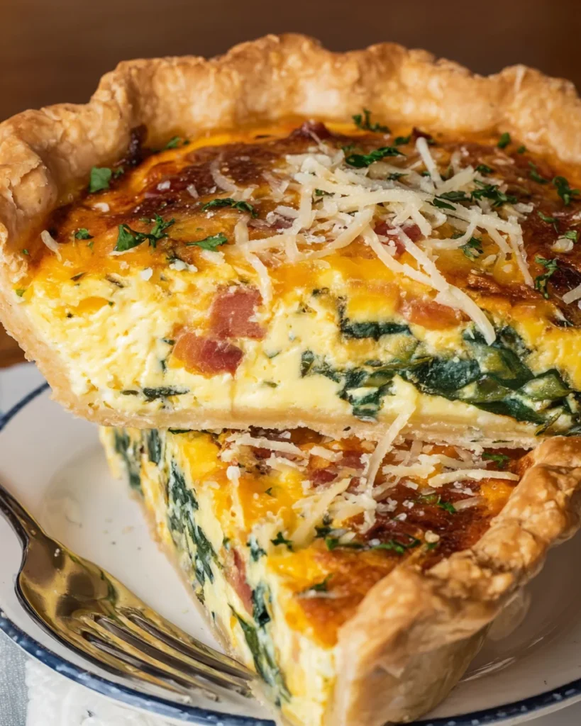 Spinach Bacon Quiche