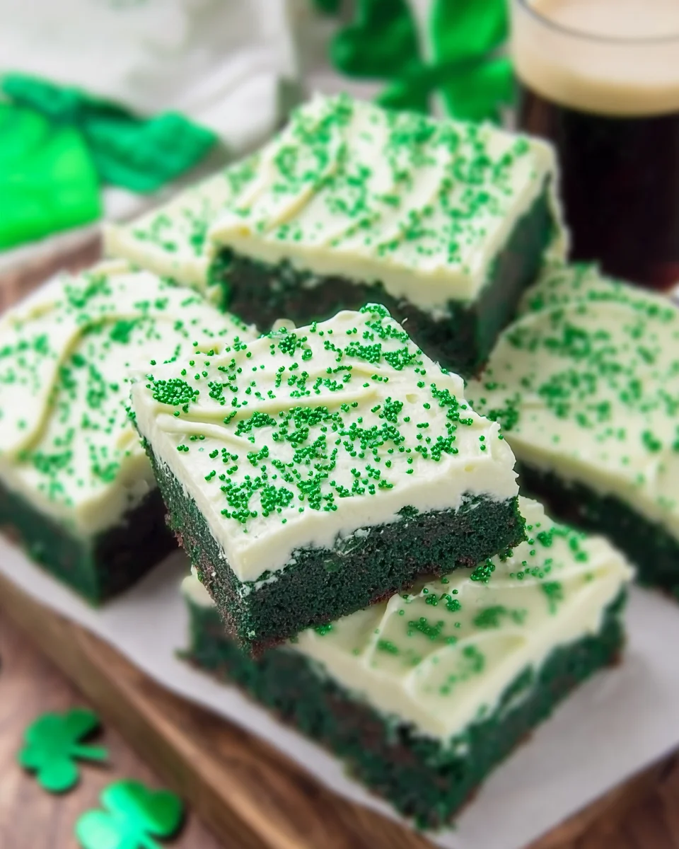 St. Patrick's Day Brownies