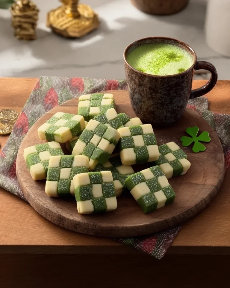 St. Patrick’s Day Checkerboard Cookies