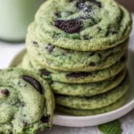 St. Patrick's Day Chewy & Soft Oreo Shamrock Shake Cookies