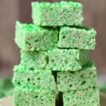 St. Patrick’s Day Lime Jello Rice Krispie Treats