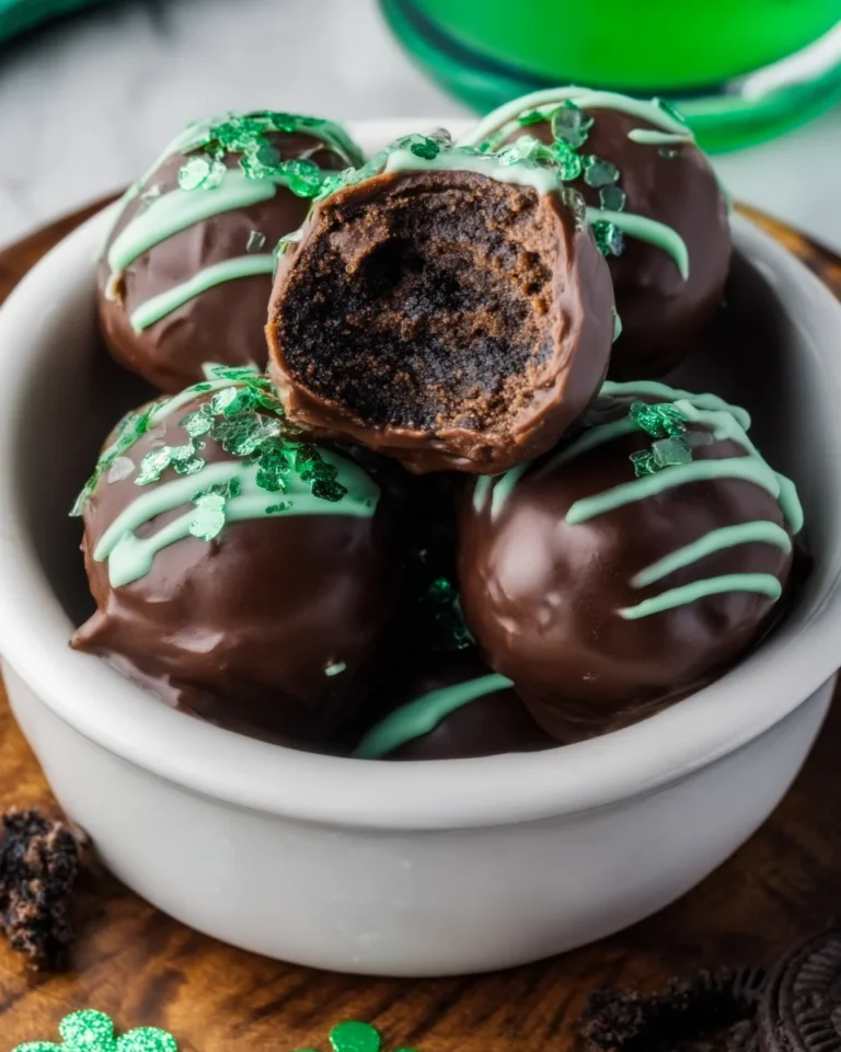St. Patrick’s Day Mint Oreo Balls