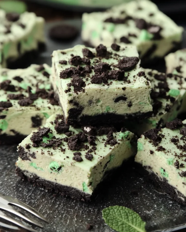 St. Patrick’s Day Mint Oreo Cheesecake Bars