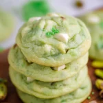 St. Patrick's Day Soft and Chewy Pistachio Pudding Cookies