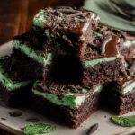 St. Patrick’s Day Ultimate Mint Brownies