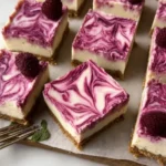 Vegan Raspberry Cheesecake Bars