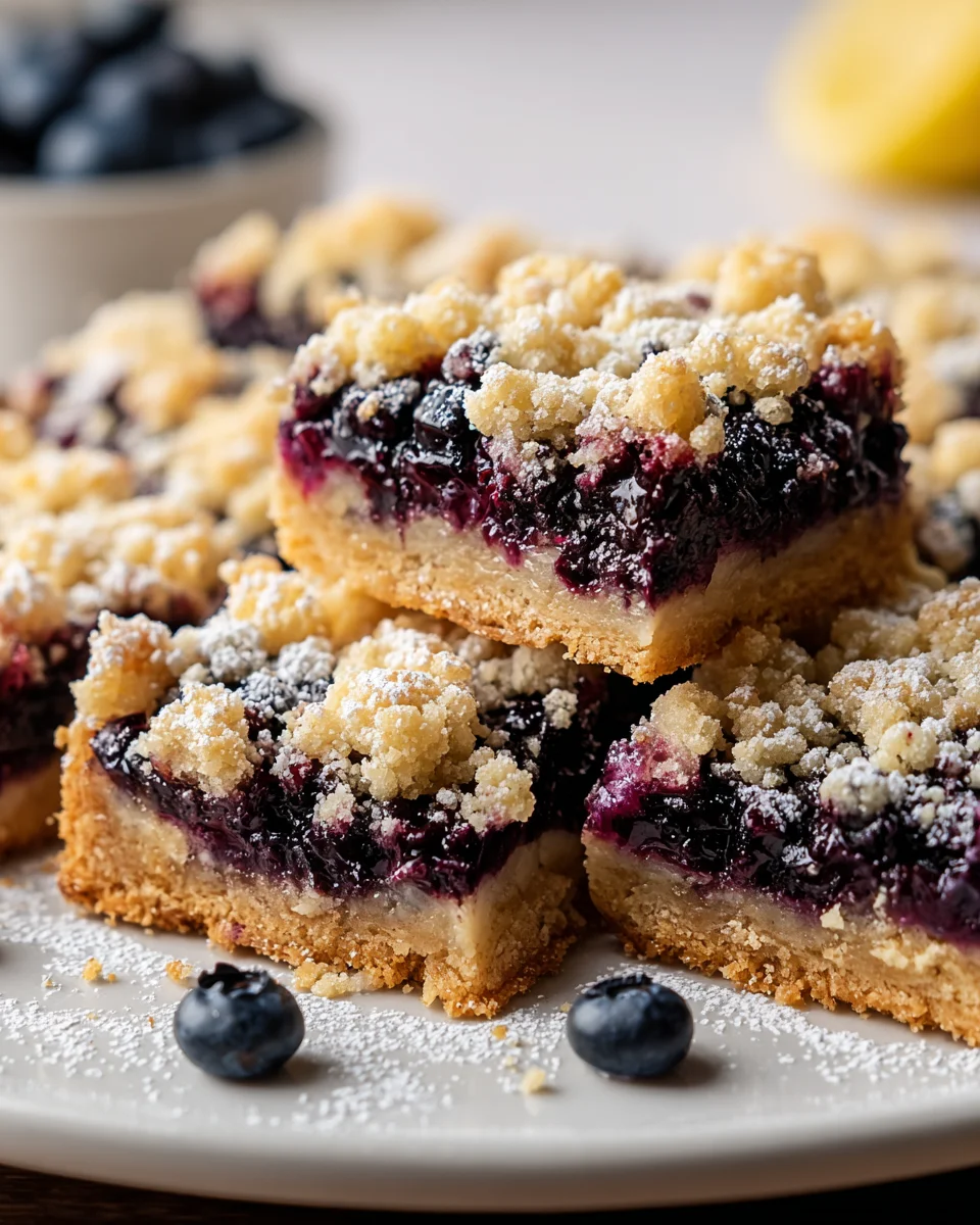 Blueberry Crumb Bars