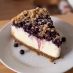 Blueberry Crumble Cheesecake