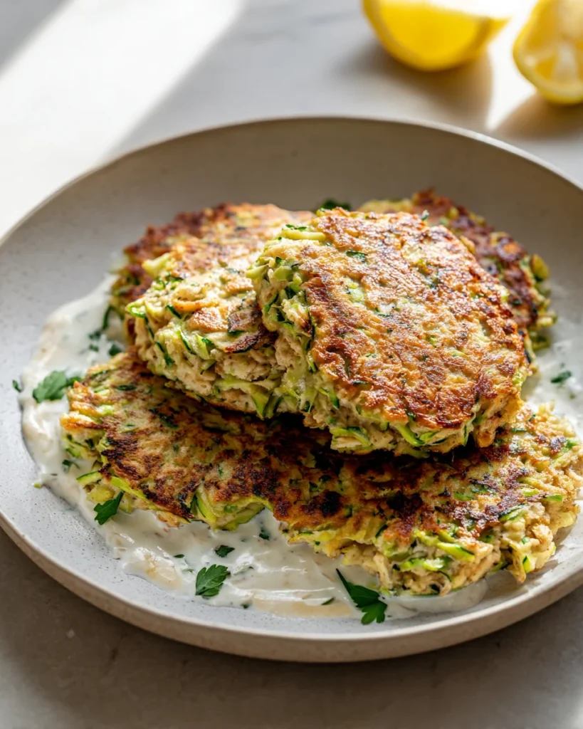 Chicken Zucchini Fritters