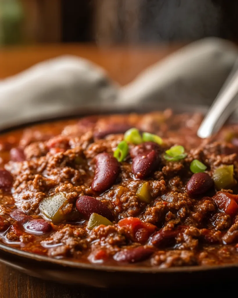 Chili Beans with Ground Beef