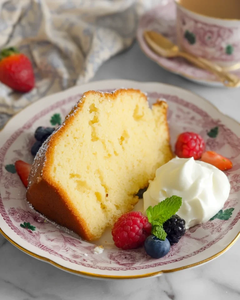 Classic Vanilla Butter Pound Cake