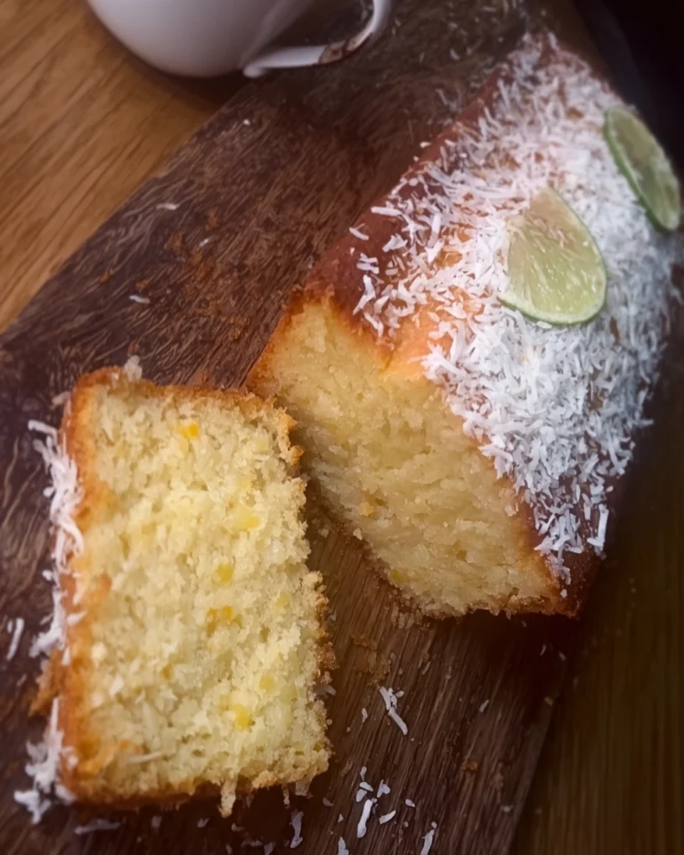 Coconut Lime Loaf Cake