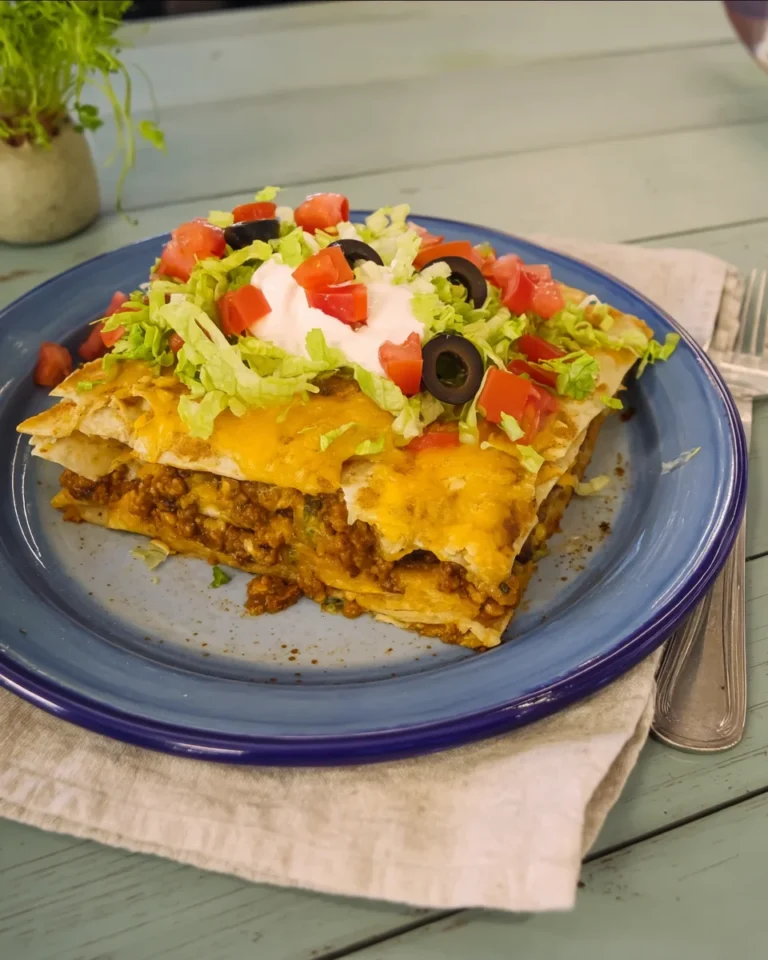 Crunchwrap Casserole