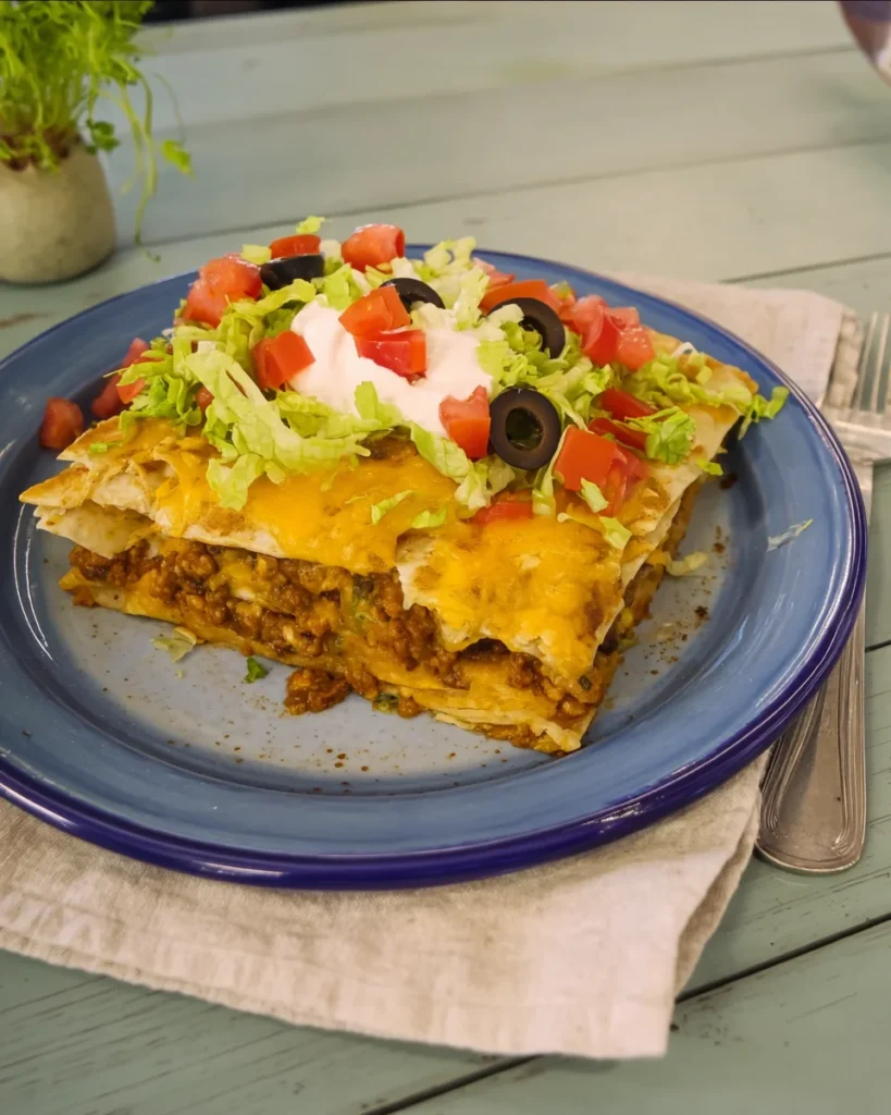 Crunchwrap Casserole