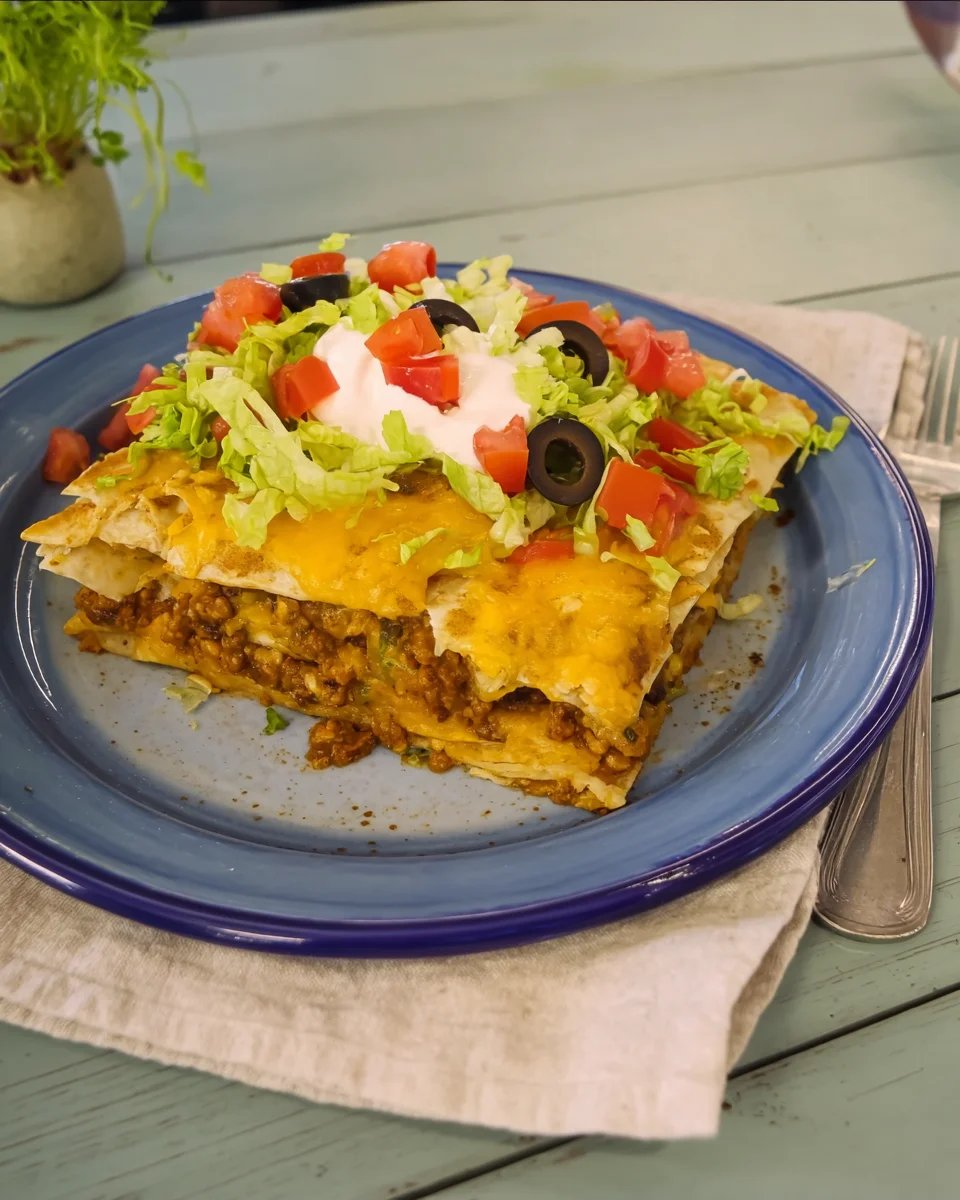 Crunchwrap Casserole