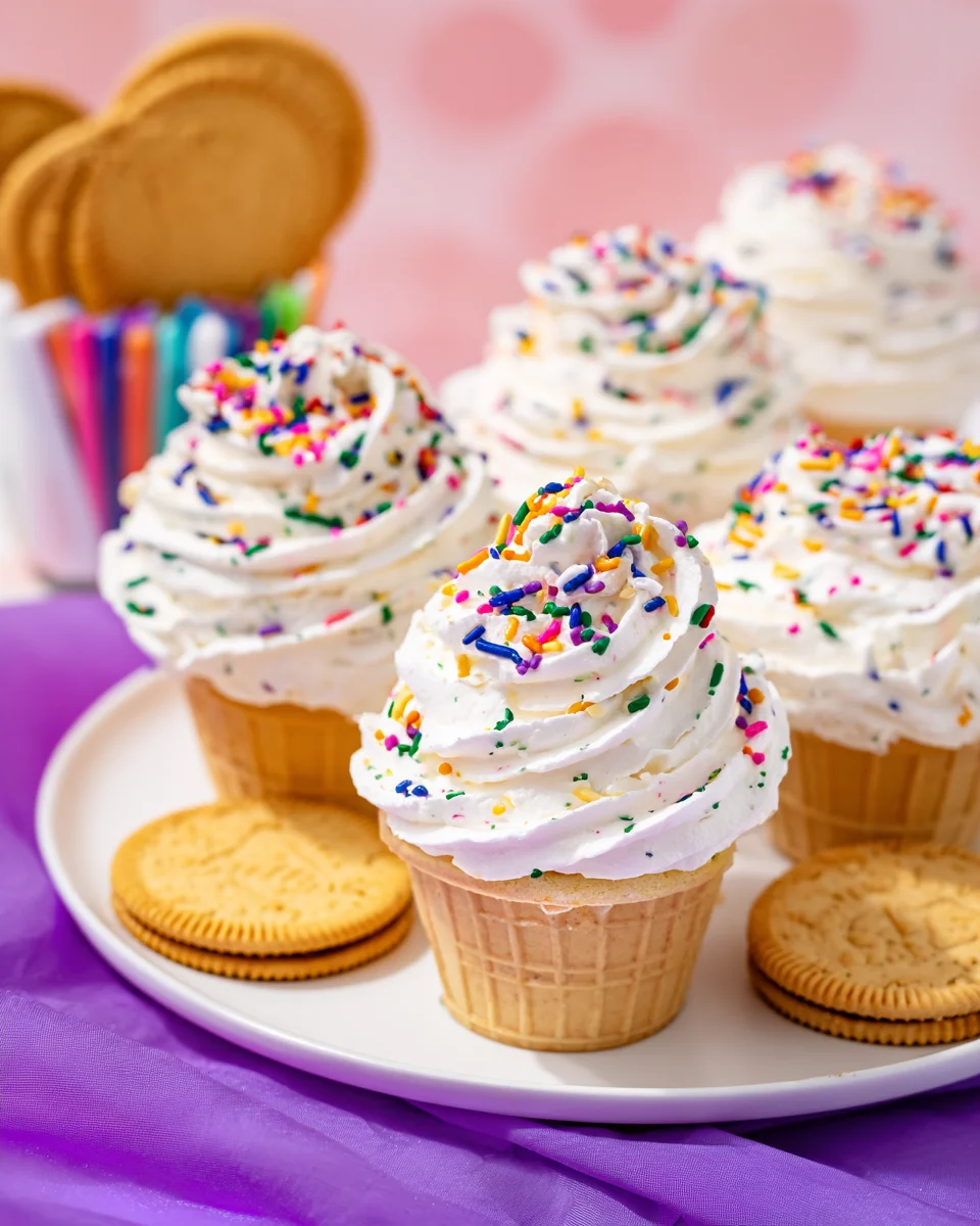 Funfetti Icebox Cupcakes