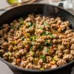 Garlic Ginger Turkey Skillet