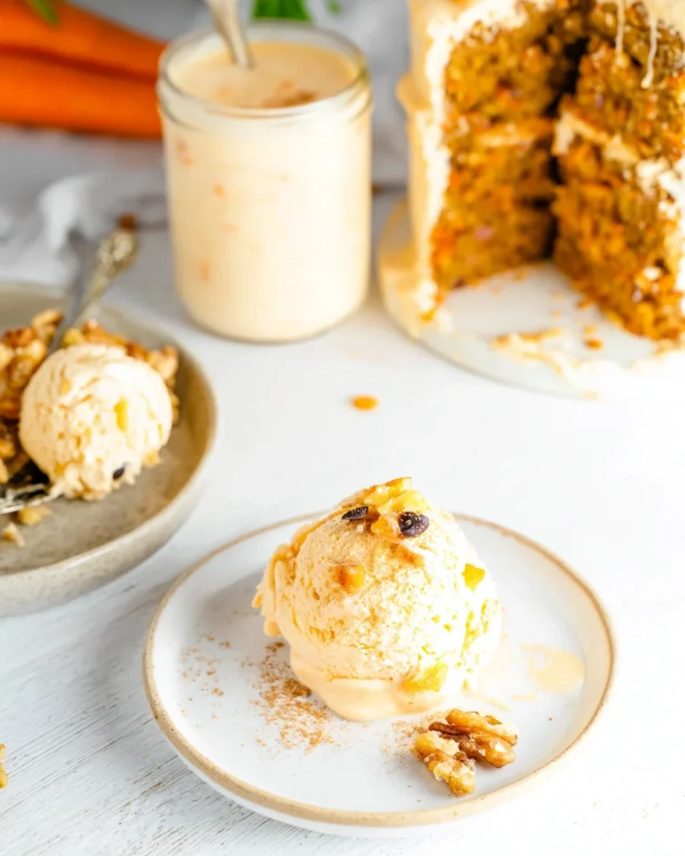 Homemade Carrot Cake Ice Cream Recipe