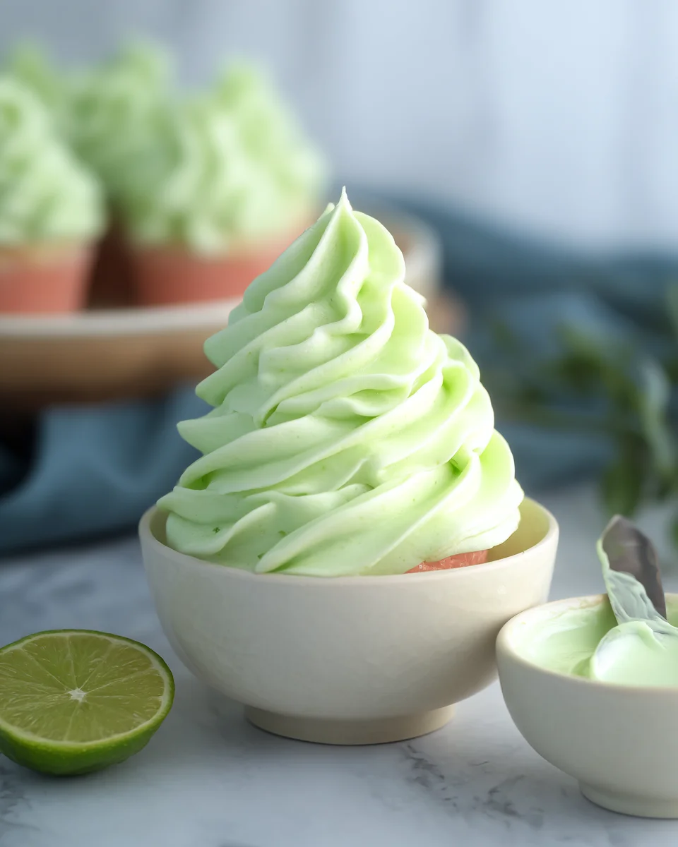 Lime Buttercream Frosting