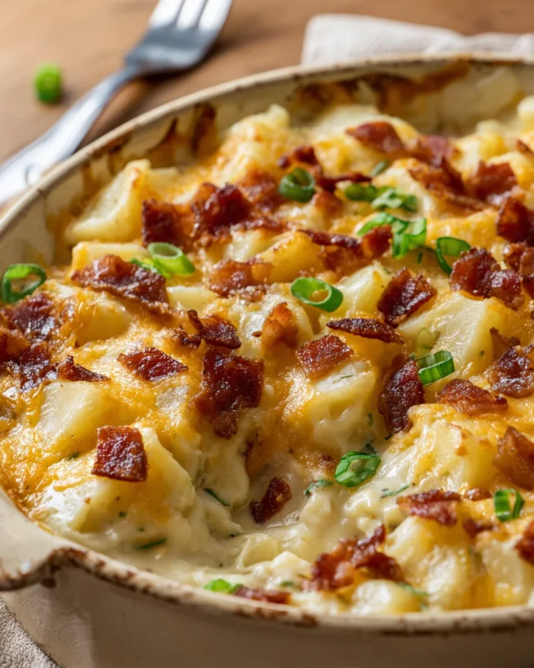 Loaded Potato Casserole with Bacon