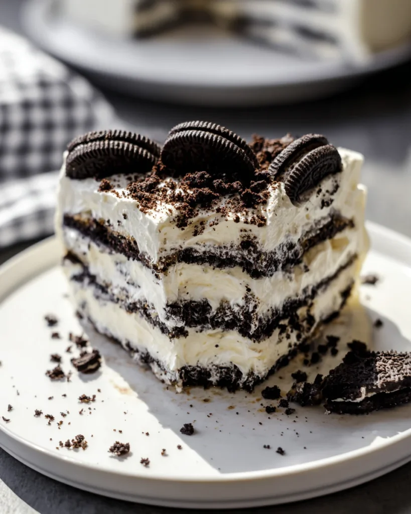 No Bake Oreo Icebox Cake