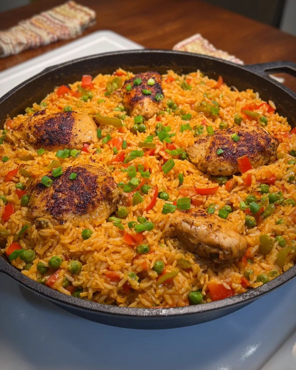 One Pot Cajun Chicken and Rice