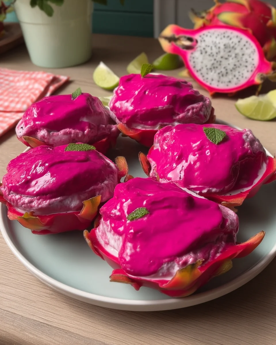 Pink Dragon Fruit Sorbet Recipe