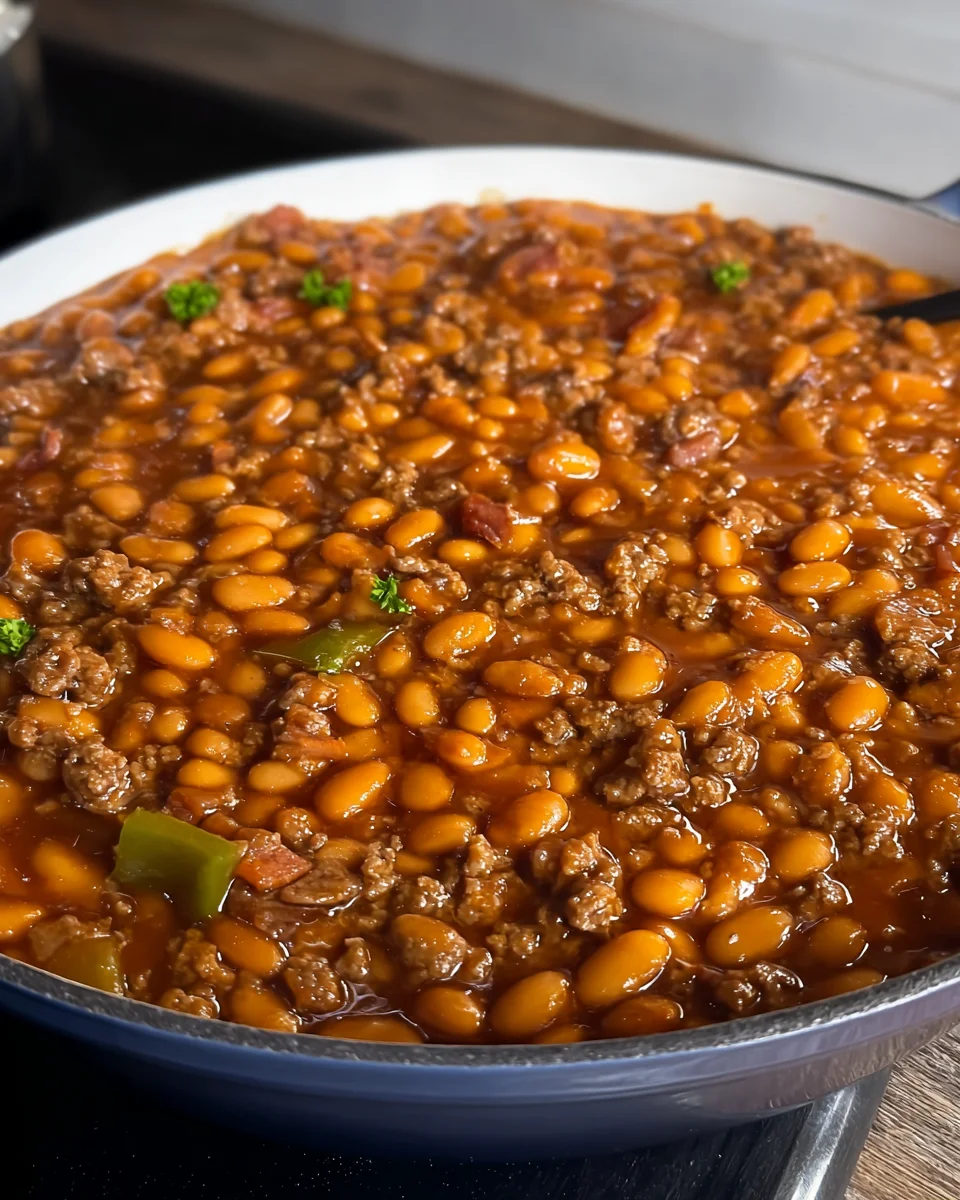 Slow Cooker Cowboy Beans