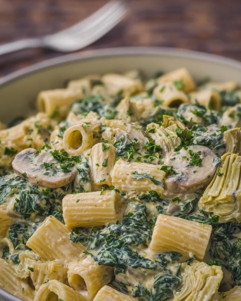 Spinach Artichoke Pasta Recipe