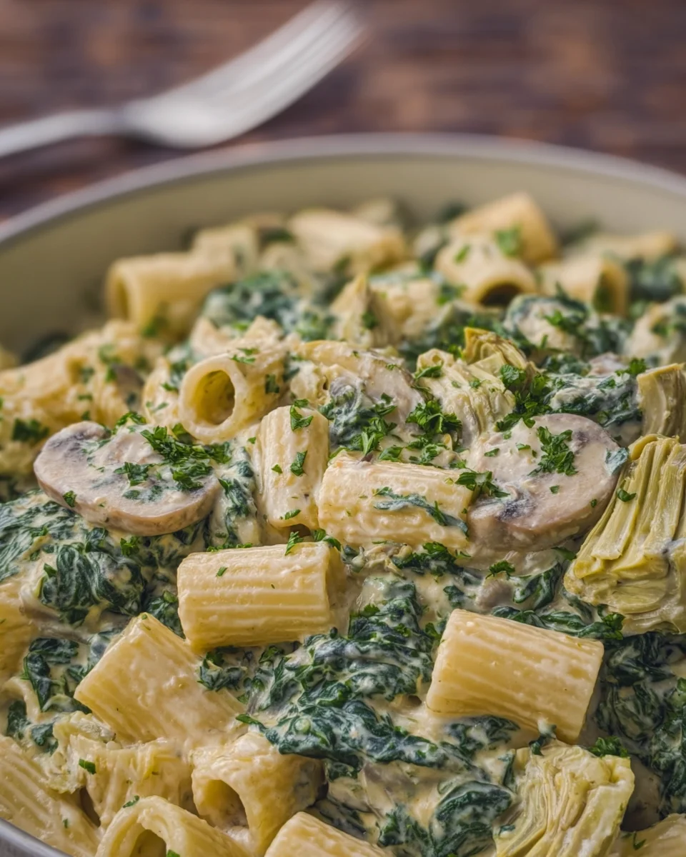 Spinach Artichoke Pasta Recipe