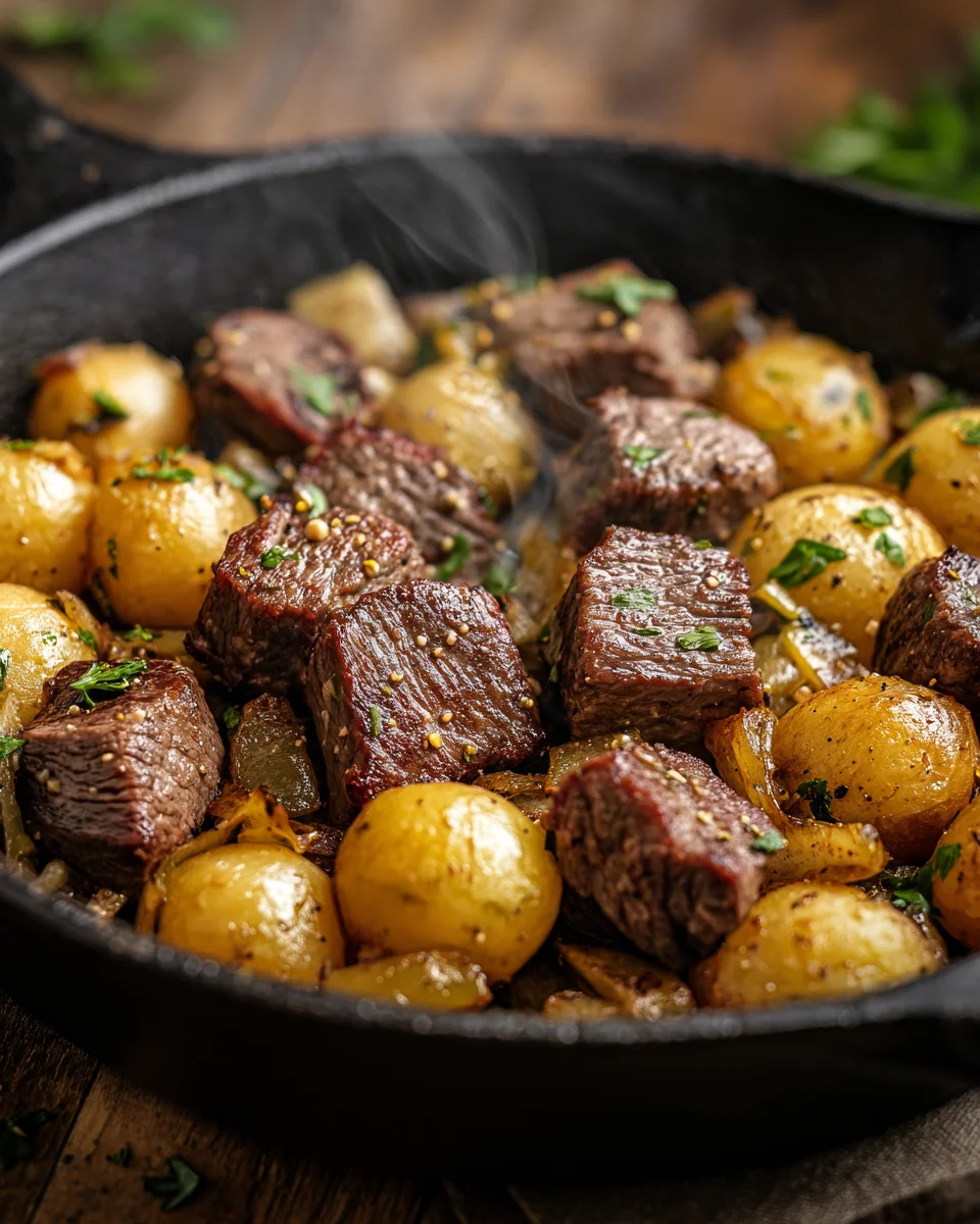 Steak and Potato Skillet Dinner