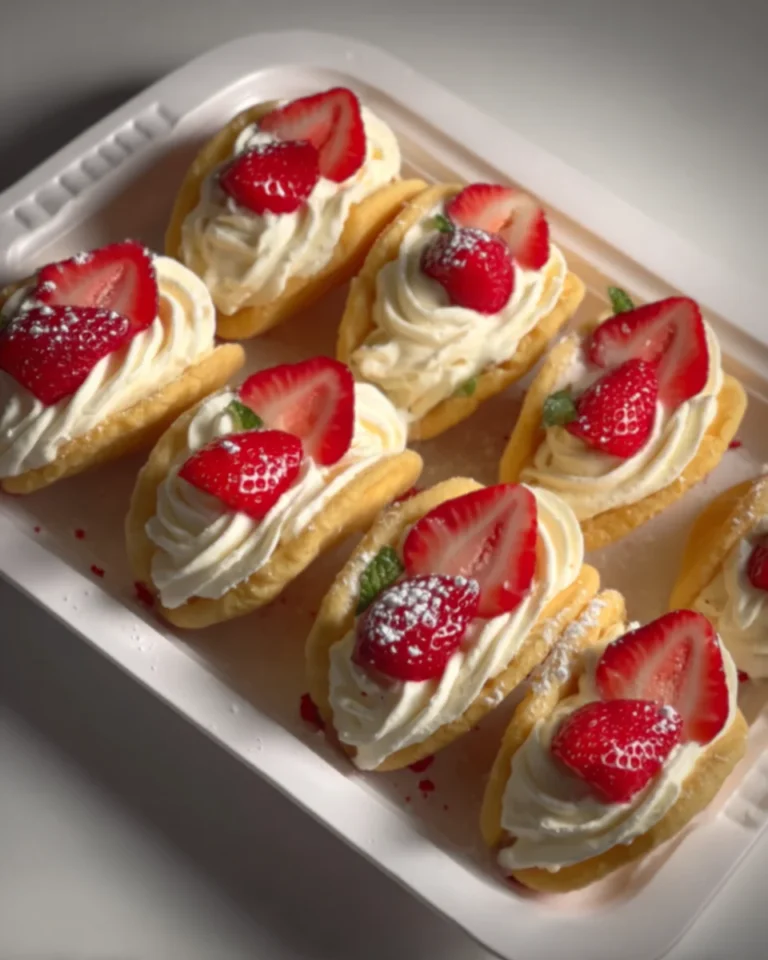 Strawberry Cake Taco