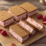 Strawberry Ice Cream Sandwiches