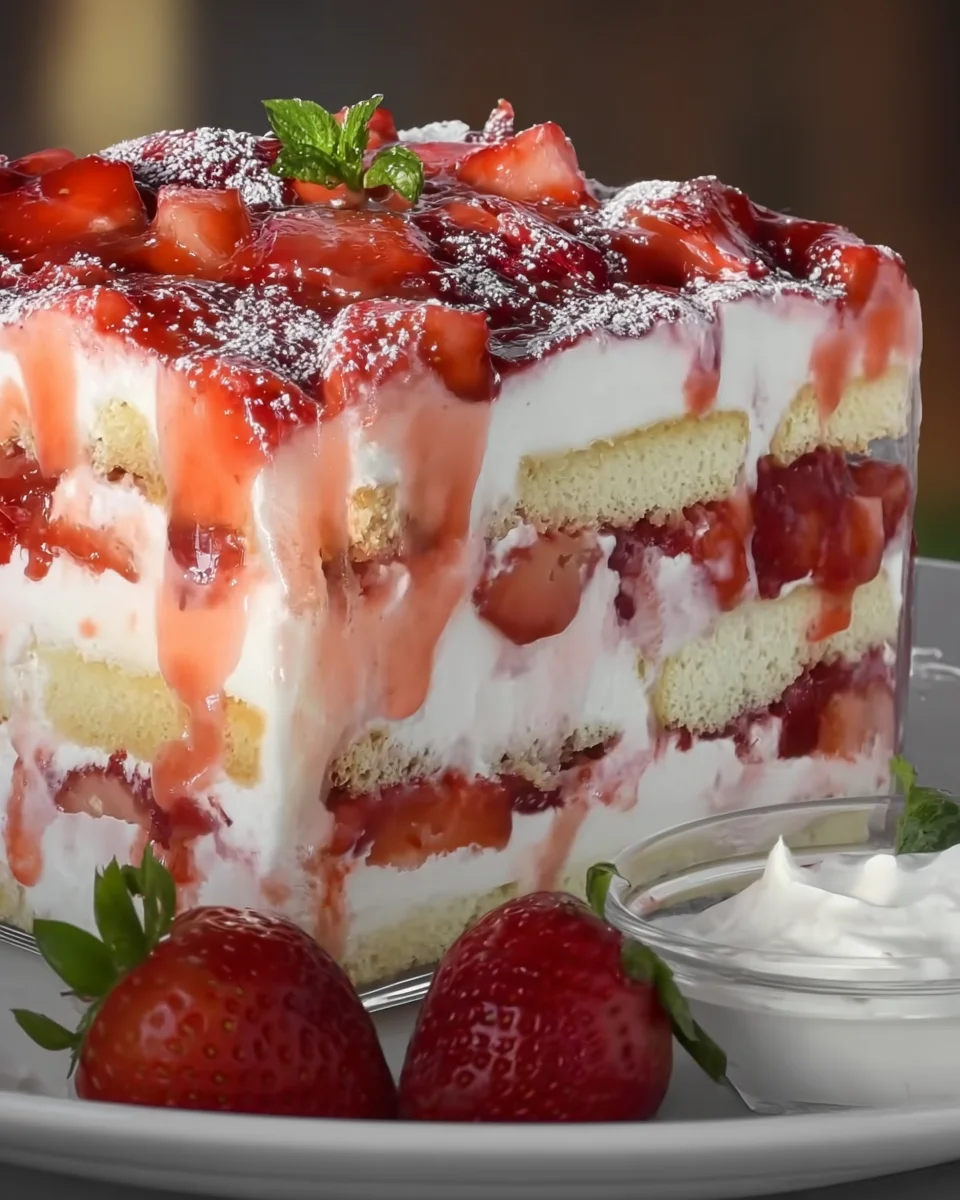 Strawberry Icebox Shortcake