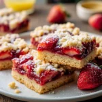 Strawberry Shortbread Bars